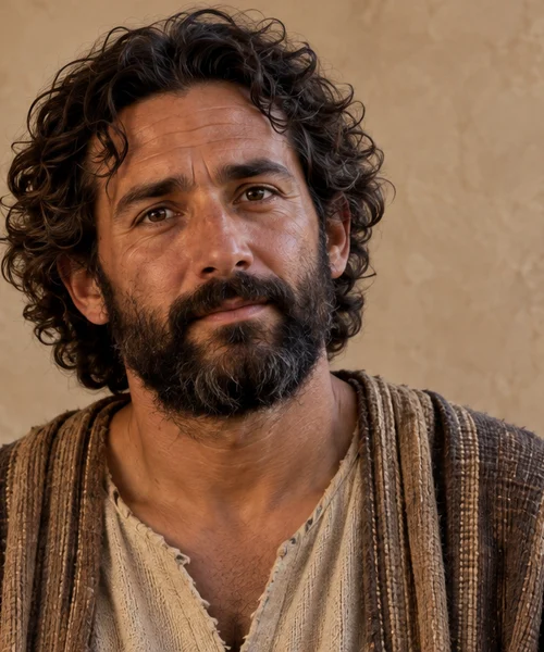 Artistieke voorstelling van een volwassen Asaf